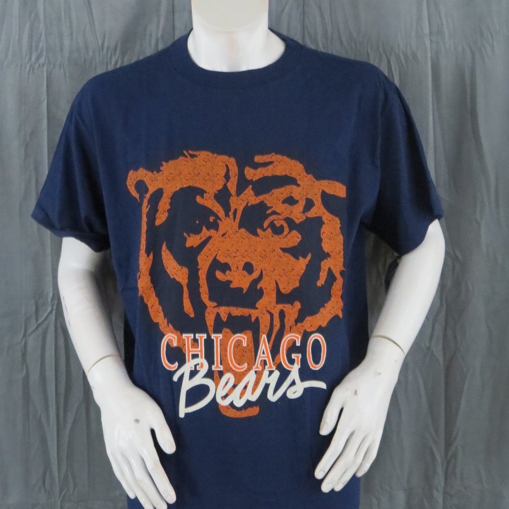 Chicago Bears Shirt (VTG) - Huge T big Logo by the Game - Men's Large (NWT)